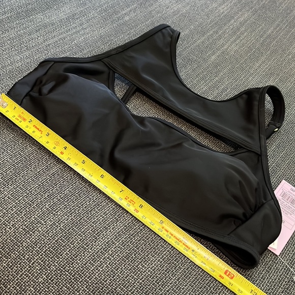 NWT Wild Fable Bikini Top | Keyhole Opening | Removable Pads | Black Swim Top - Picture 8 of 10